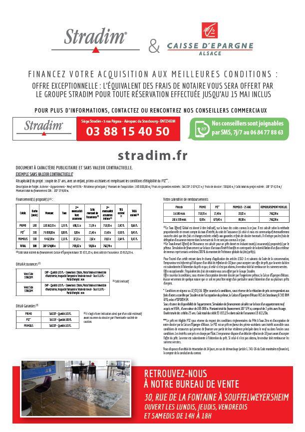 Conditions PTZ West Side à Souffelweyersheim Stradim Caisse d'Epargne