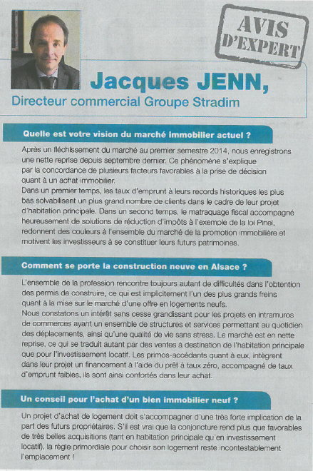 Interview de Jacques Jenn - Directeur commercial Groupe Stradim (DNA)