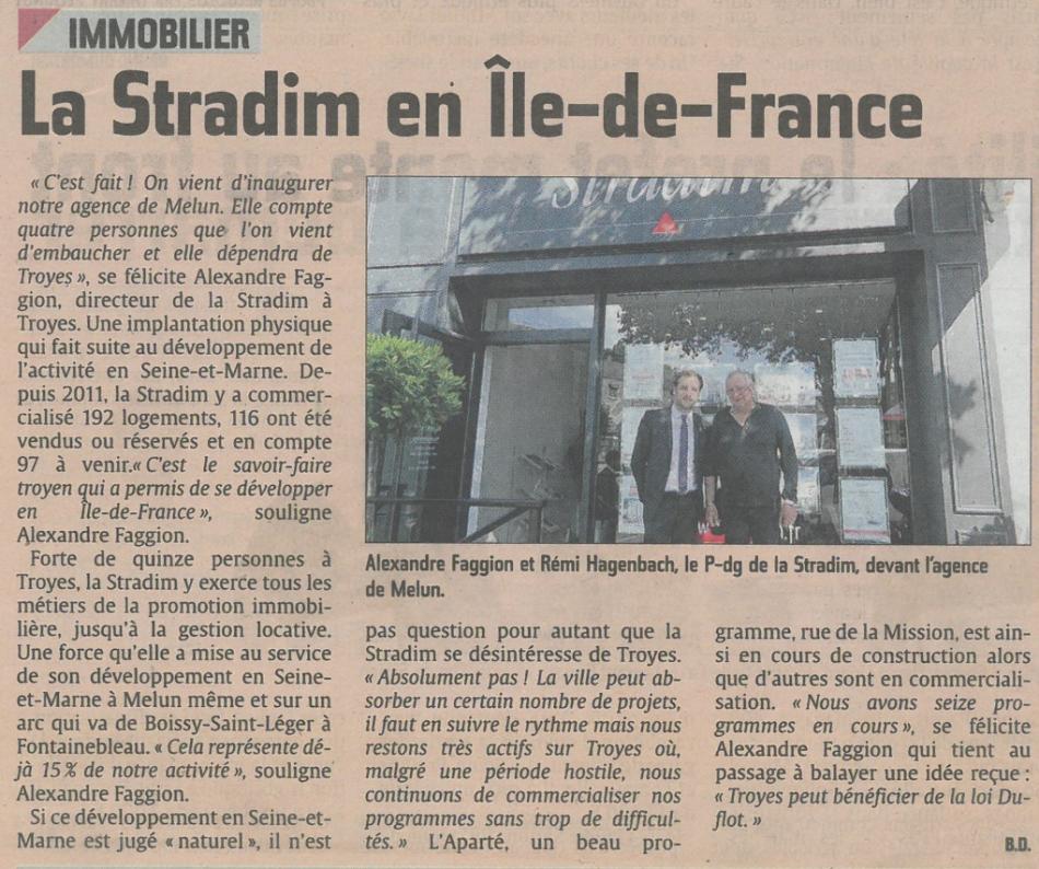 La Stradim en Ile de France 