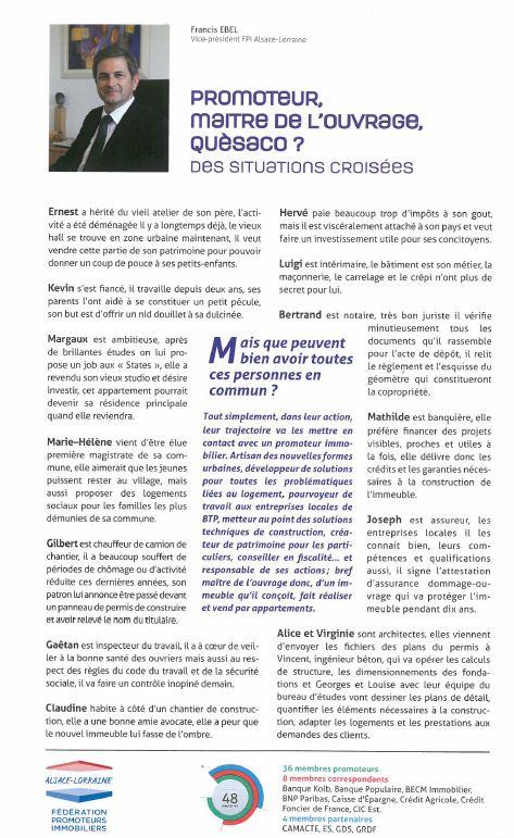 Interview de Francis Ebel Directeur General Groupe Stradim - Immobilia Magazine