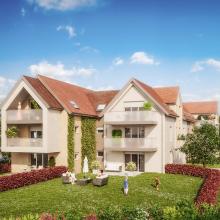 GRAND F4 EN ATTIQUE - RESIDENCE LES TERRASSES DE ROSA - ROSHEIM - LOT 18